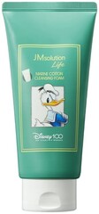 Пенка для умывания с жемчужным порошком JMSOLUTION Life Marine Cotton Cleansing Foam Disney100 300мл