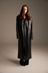 Тренч из эко-кожи «Magister»