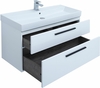 Aquanet 249922 Тумба Nova 100 2 ящ. (SLIM SYNERGY) цв.бел. глянец (249922)