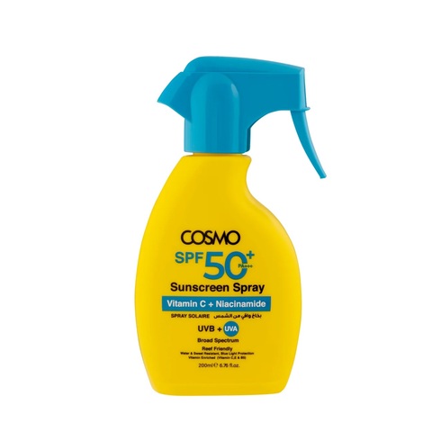 COSMO SPF 50+ солнцезащитный спрей 200 ml с вит. С и ниацинамидом