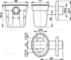 Воронка с шариком для сбрасываемого конденсата, арт. AKS1Z AlcaPlast