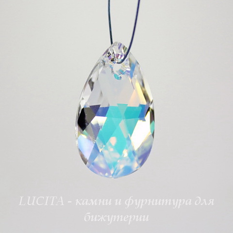 6106 Подвеска Сваровски Капля Crystal AB (22 мм)