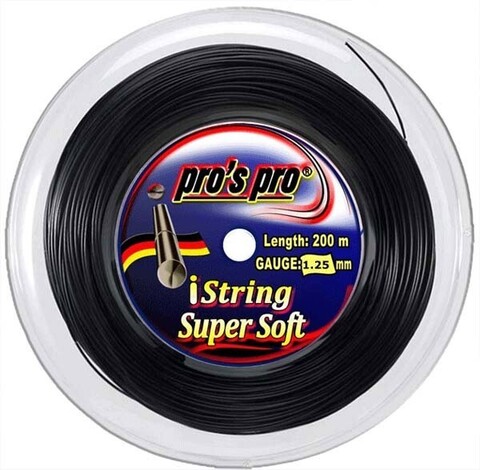 Теннисные струны Pro's Pro iString Super Soft (200 m) - black