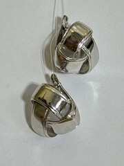Футура (серьги из серебра)
