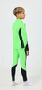 Детский раздельный гоночный комбинезон NordSki Jr.Base Lime/Black