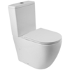 BelBagno BB2141CPR/BB902SC Унитаз-компакт безободковый BelBagno SFERA-R BB2141CPR/BB902SC