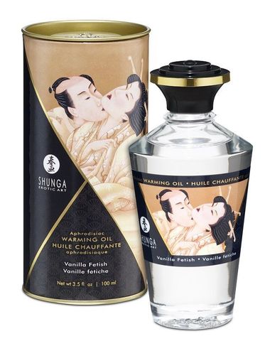 Массажное интимное масло с ароматом ванили - 100 мл. - Shunga 2207