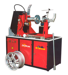 Стенд для правки стальных и литых дисков DORUK