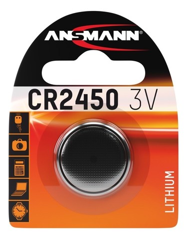 Батарейка CR 2450 ANSMANN 3V (Premium)