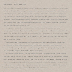 Brad Mehldau / Suite - April 2020 (CD)