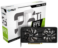Видеокарта PCI-E 8Gb Palit RTX 3060 Ti Dual, GeForce RTX3060Ti