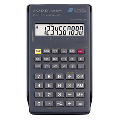 
          Калькулятор инженерный SKAINER 10 Bit, 56 функций, LCD, чёрный