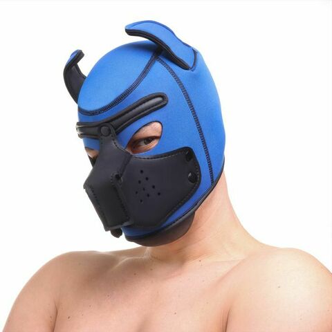 Синяя неопреновая БДСМ-маска Puppy Play - Сима-Ленд Оки-Чпоки 10072034