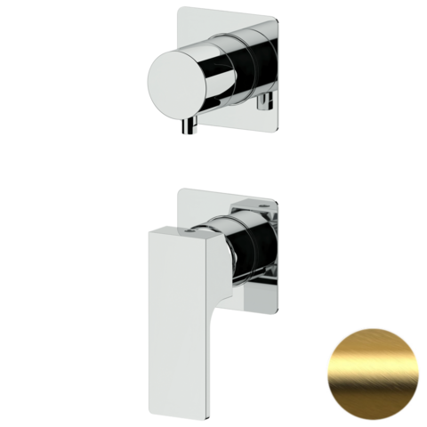 Remer AU93PWBBG Смеситель для душа Remer Absolute AU93PWBBG, золото брашированное