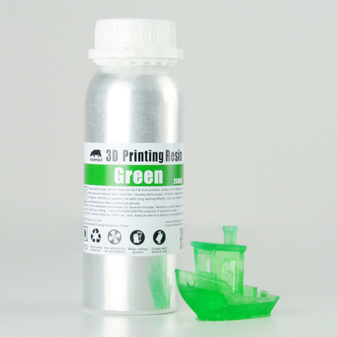 Фотополимер Wanhao, зелёный (250 мл)