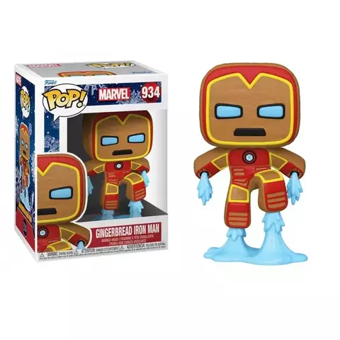 Funko POP Marvel: Holiday-Iron Man S3 Collectible Toy, Multicolour