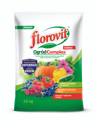 Удобрение "Универсальный гранулированный для растений Сад FLOROVIT Complex", 30кг (2 мешка по 15кг)