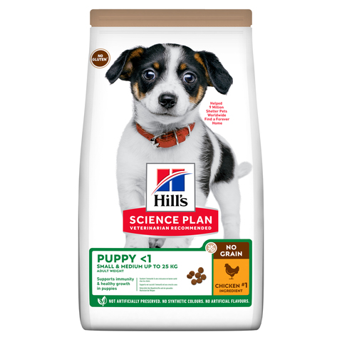 Hill's SP No Grain Puppy щенки средних пород беззлаковый курица сухой (2,5 кг)