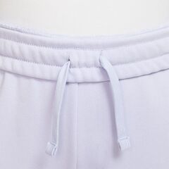 Детские теннисные штаны Nike Sportswear Club French Terry High Waist Pant - oxygen purple/white