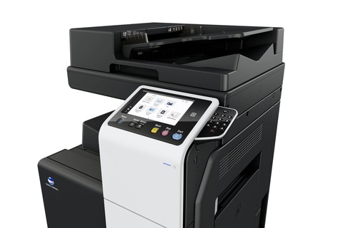 Цветное мфу Konica Minolta bizhub C300i - комплект с тумбой и автоподатчиком