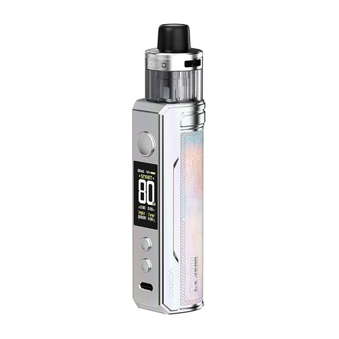 Voopoo Drag X2 80W Pod Kit - Colorful Silver