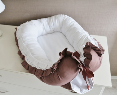 Babynest, гнездышко, кокон для младенца Шоколад