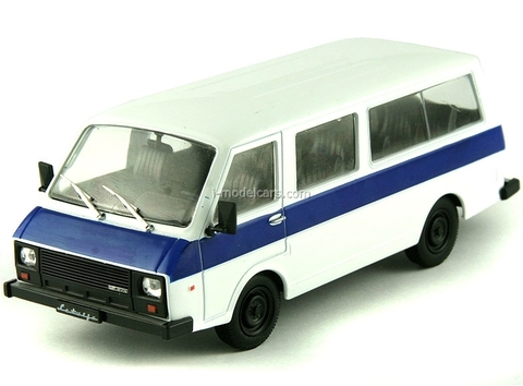 RAF-22038 Latvia white-blue 1:43 DeAgostini Auto Legends USSR #74