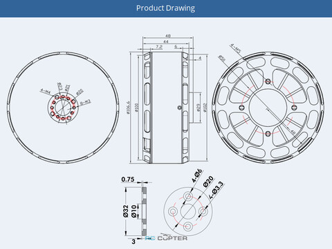 T-Motor V10 KV160