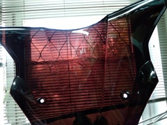 Ветровое стекло для Kawasaki Ninja 400 / 650 ER6F 2012-2016 г.в. / черное