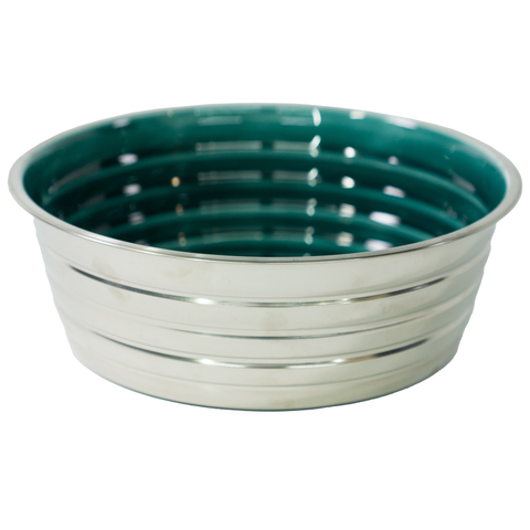 Миска "Candy" из нержавеющей стали с керамическим покрытием, нескользящее основание, бирюзовая