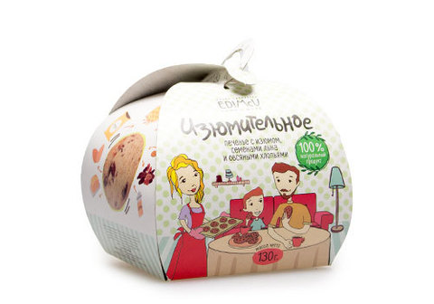 Печенье изюмительное "Ed!McU", 130г