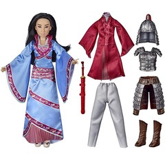 Дисней Мулан Кукла с 2 Аутфитами и Аксессуарами - УПАКОВКА ПРИМЯТА