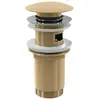 Донный клапан для умывальника CLICK/CLACK 5/4", GOLD-глянец Alcaplast A392-G-P