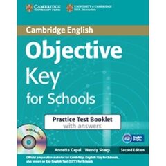 Objective Key for Schools Practice Test Booklet with Answers with Audio CD 2nd Edition