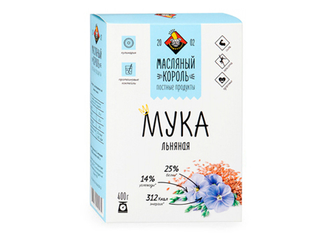 Мука льняная Масляный король, 400г