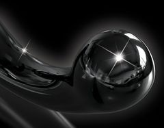 Черный стеклянный фаллоимитатор Icicles №87 с силиконовой присоской - 15,5 см. - 