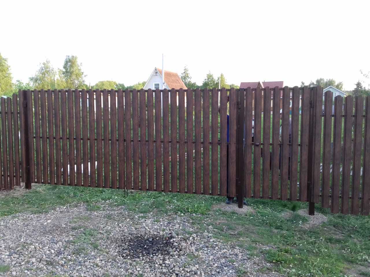 8 м. 8 м. 8 м. Забор из евроштакетника 1. 8 м.