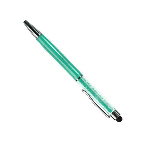 Универсальная 2в1 стилус-ручка и шариковая ручка Diamond для сенсорных экранов (Изумрудный)