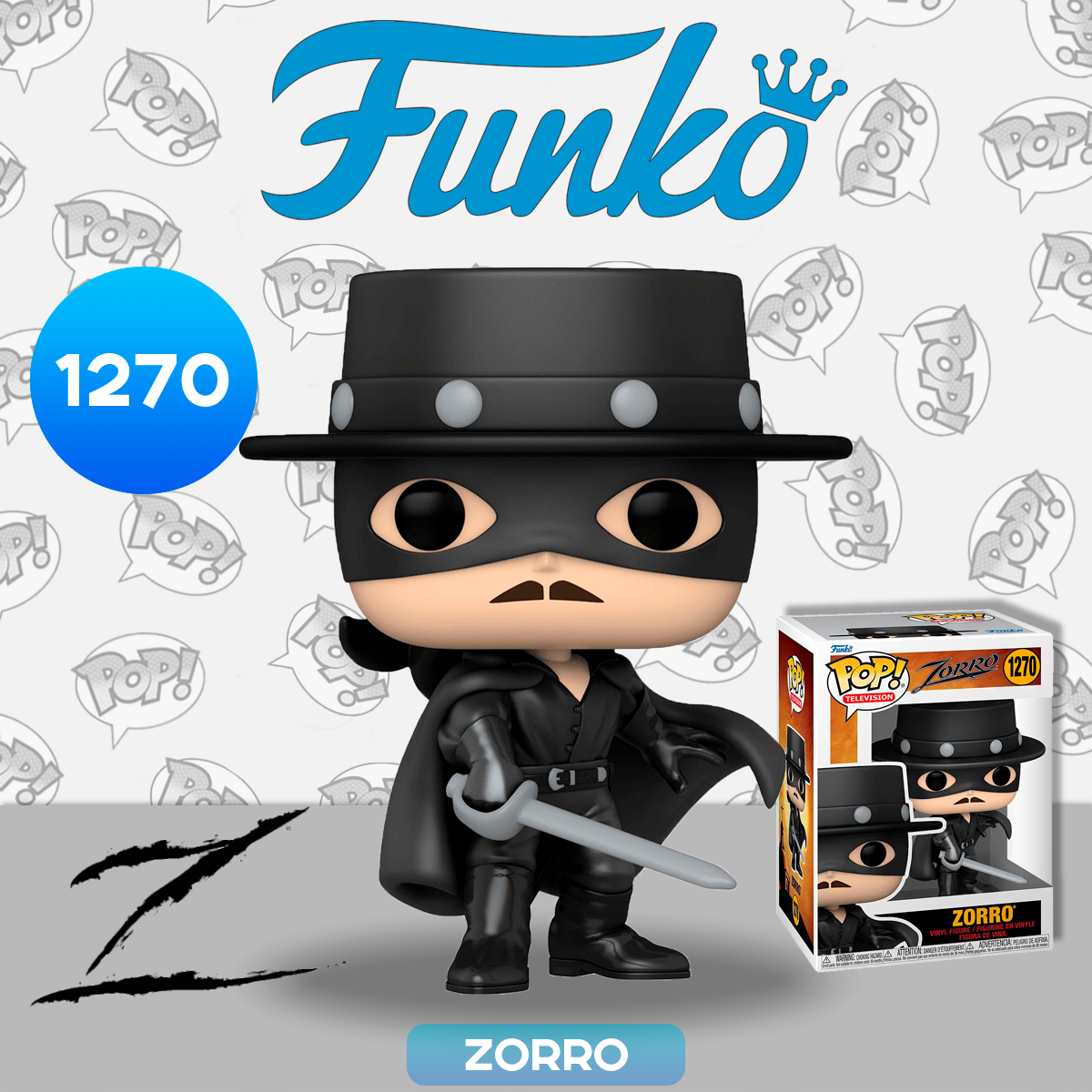 Funko POP TV: Zorro Anniversary- Zorro