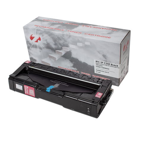 Тонер-картридж 7Q SPC252HE (407716) для Ricoh Aficio SP C252 (Чёрный, 6500 стр.), ref