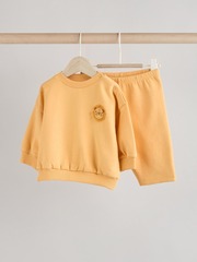 Свитшот и спортивные брюки в комплекте для малышей Next B80-441, Оранжевый