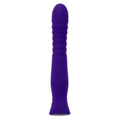 Фиолетовый вибростимулятор Trixxxie - 22,2 см. - 