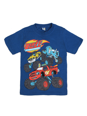 D002-9 футболка для мальчиков, синяя