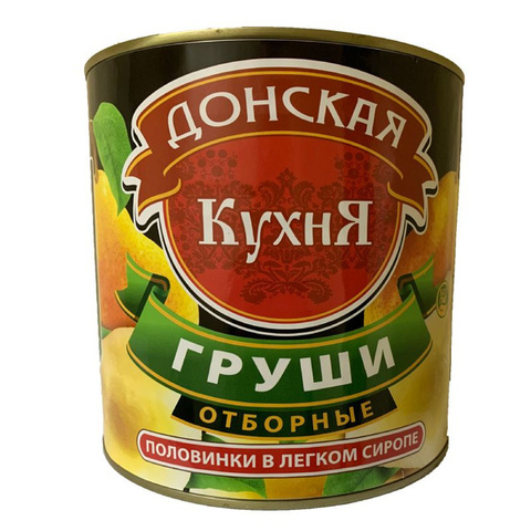 Груша половинки Донская Кухня 850мл