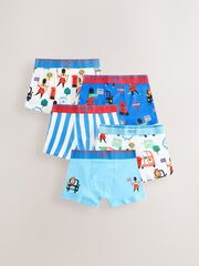 Трусы для мальчика Next E98-882, 4 шт., Синий, Голубой, Белый