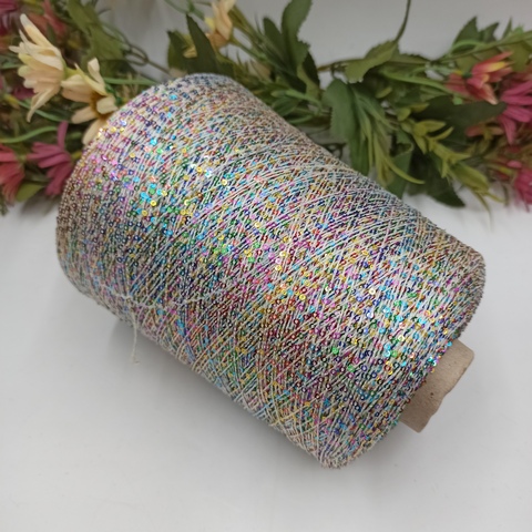 Густая пайетка Арт Antares фабрика Cofil 150 Bianco 450м/100гр