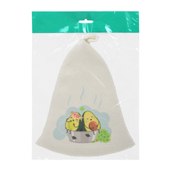 Шапка для бани и сауны «Авокадо» 