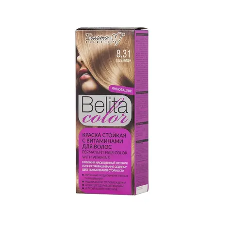 Белита-М COLOR NEW Краска для волос тон №08.31 Пшеница (с витаминами)