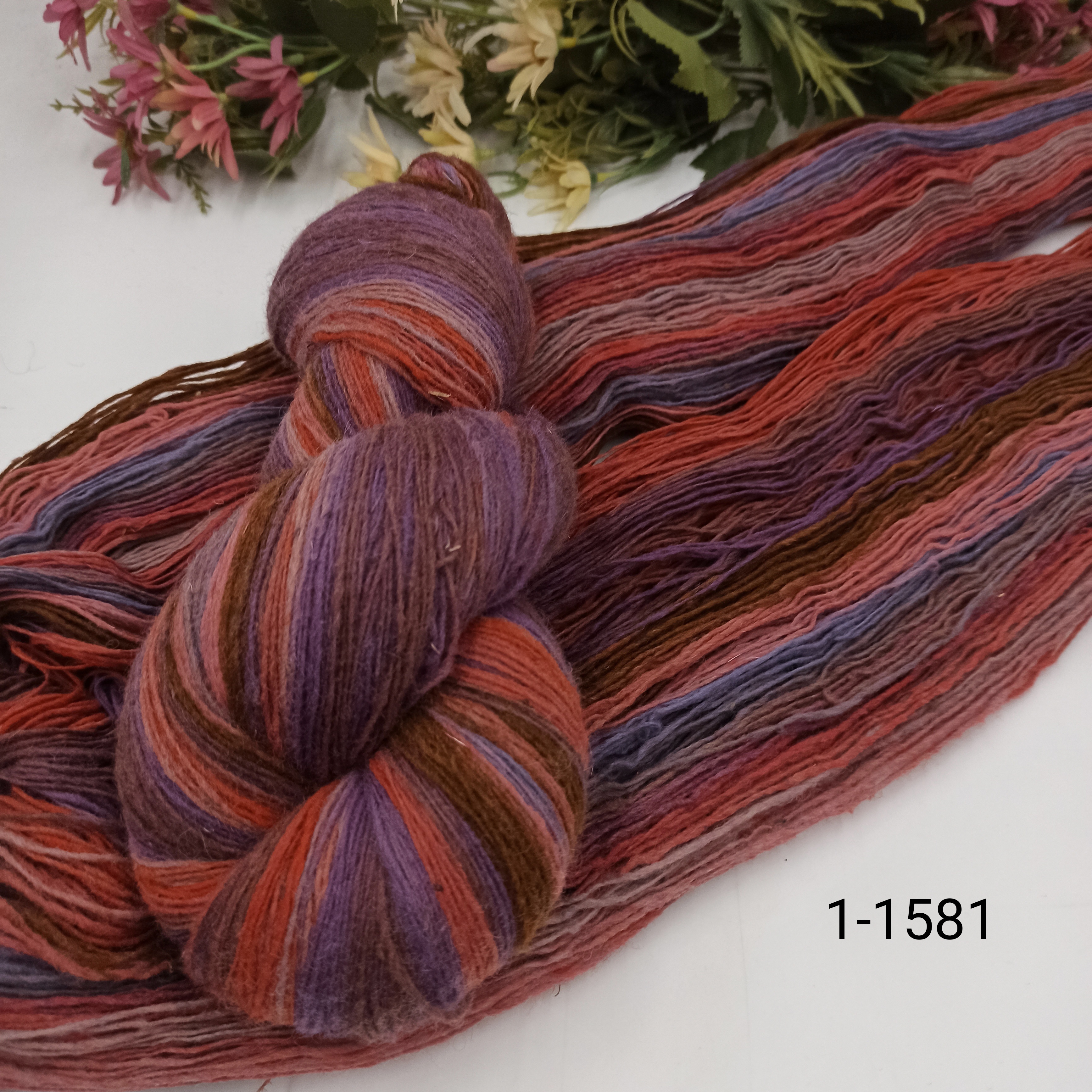 Дундага 6/1 шерсть секционного окрашивания 01-1581 420м/100гр