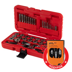 МАСТАК (351-00040CP) Набор метчиков и плашек SK-5 M3-M12, кейс, 40 предметов, в комплекте набор пассатижей